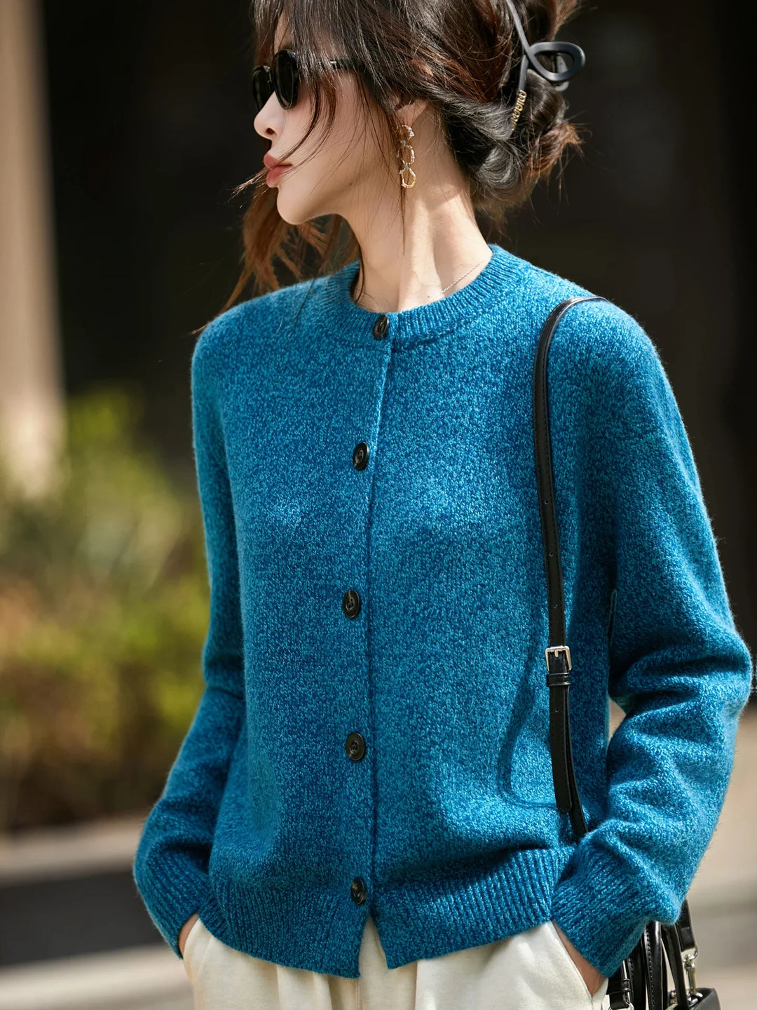 Duttini | Chunky-Knit Alpaca-Blend Cardigan