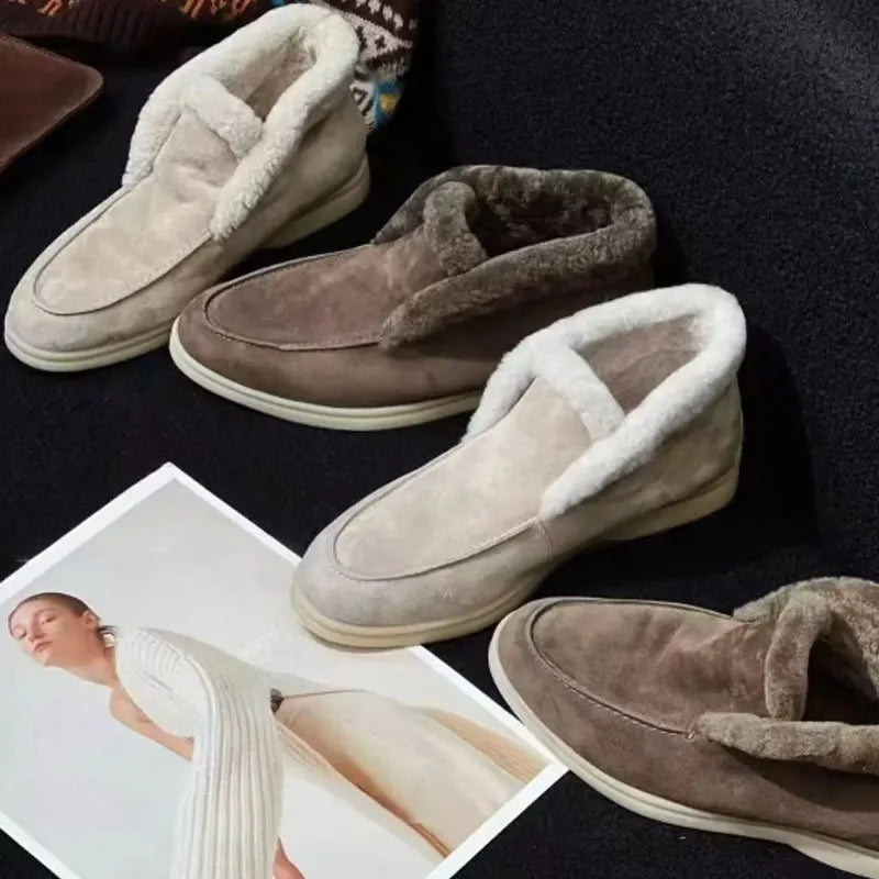 Duttini | Shearling Loafer Boots