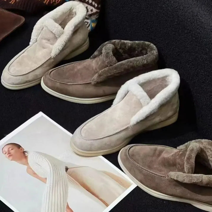Duttini | Shearling Loafer Boots