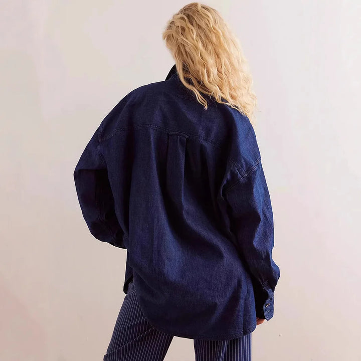 Duttini | Washed Denim Overshirt for Men