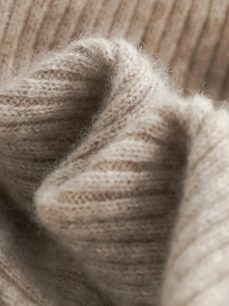 Duttini | Wool Knitted Wide Leg Pants