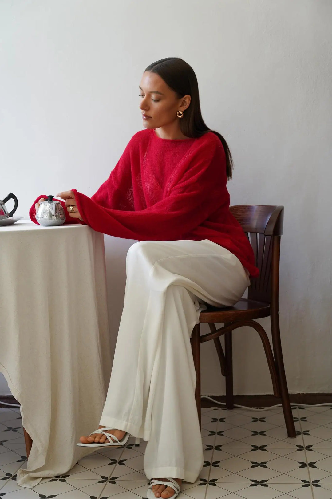 Duttini | Relaxed Crewneck Sweater