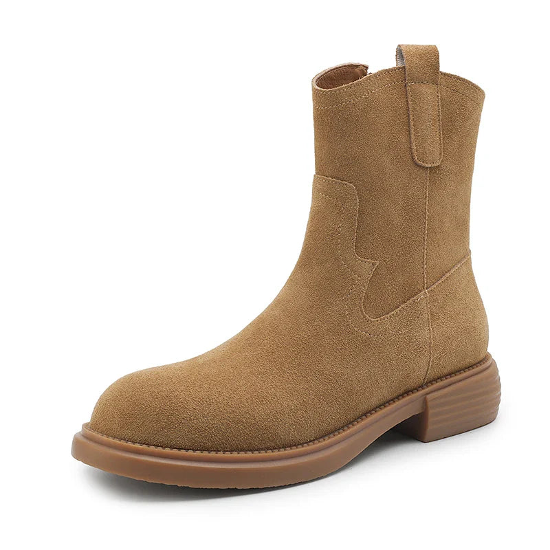 Duttini | Leather Zipper Boots