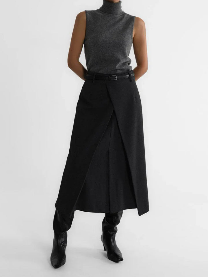Duttini | High-Neck Vest for Women in Premium Fabric