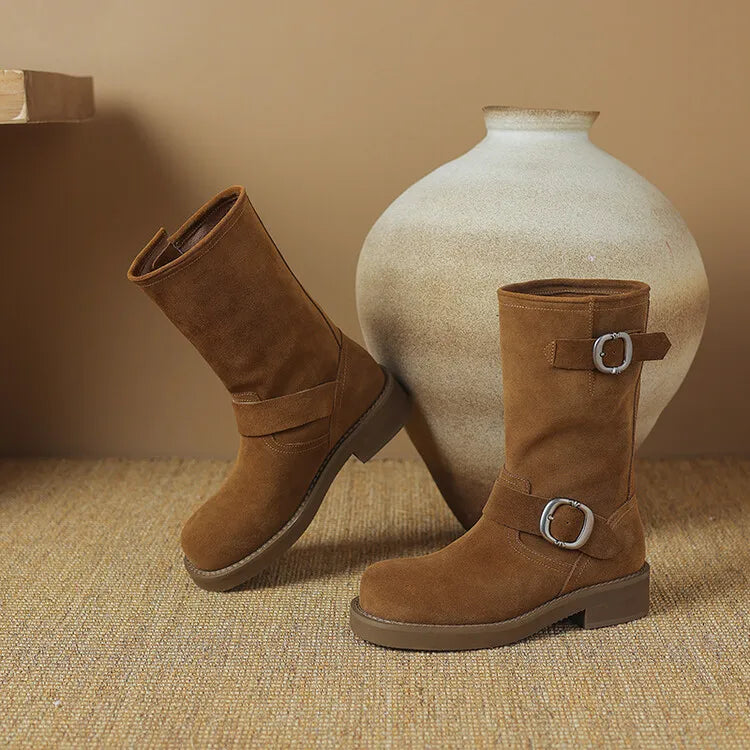 Duttini | Fair Isle Buckled Tredders