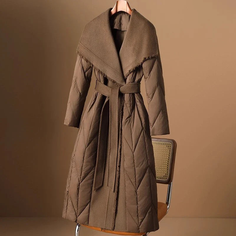 Duttini | Wool-Trim Down Coat