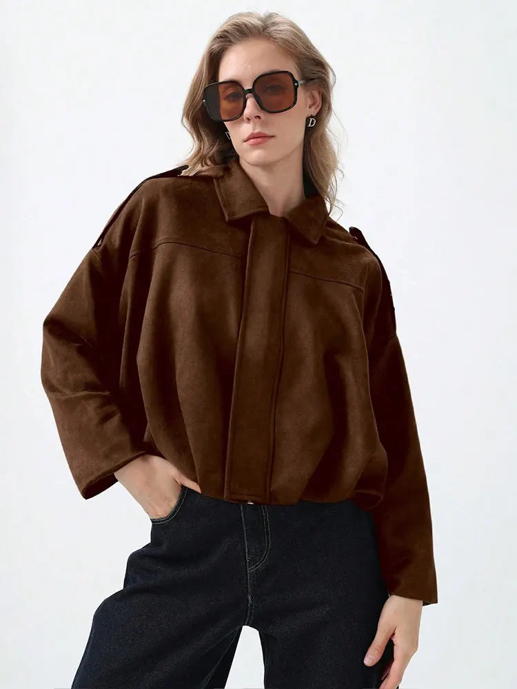 Duttini | Women's Suede Bomber
