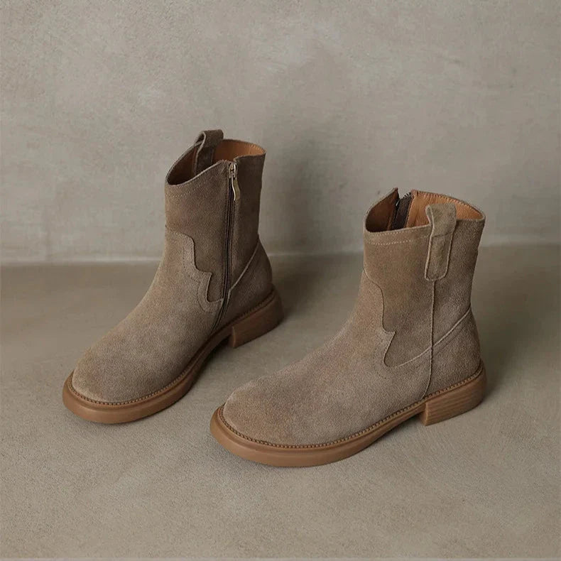 Duttini | Leather Zipper Boots