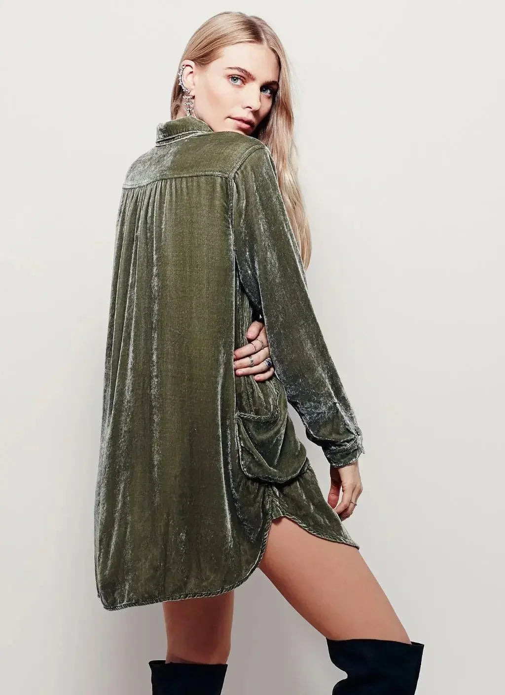 Duttini | Velvet Cardigan