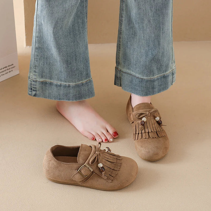 Duttini | Fringe Bead Loafers