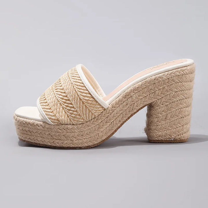 Duttini | Natural Woven Heels