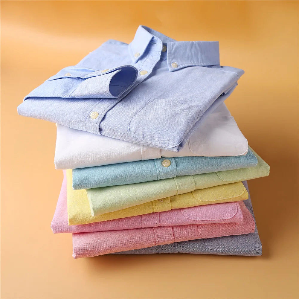 Duttini | Elegant Pastel Oxford Blouses