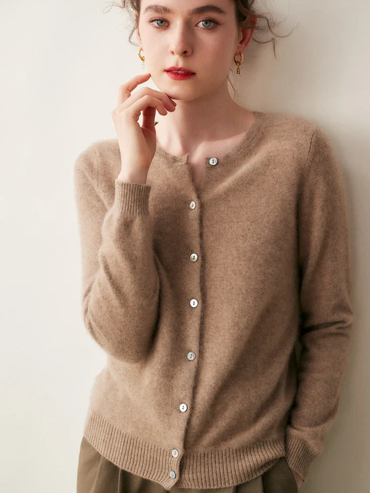 Duttini | Cashmere Crew Cardigan