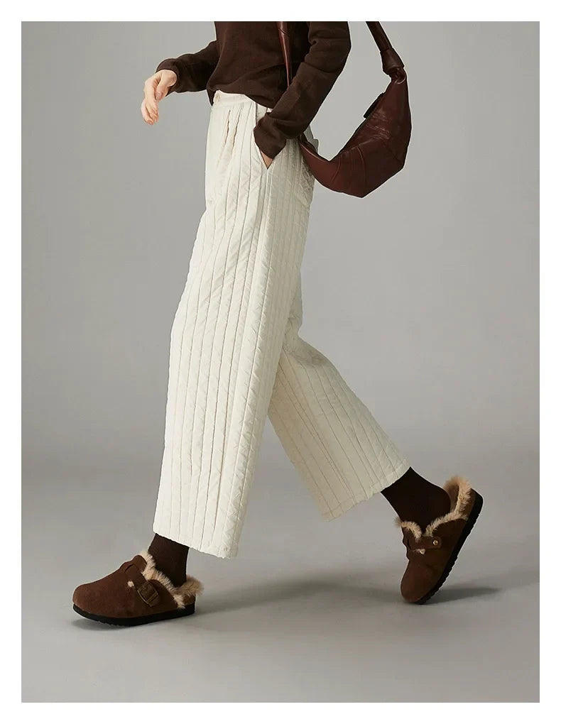 Duttini | Cotton Wide-Leg Pants