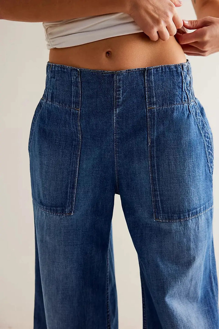 Duttini | Wide-Leg Denim Jeans