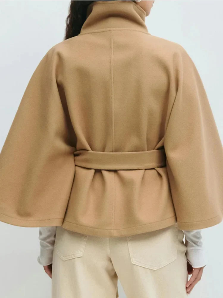 Duttini | Wool-Blend Cape Coat