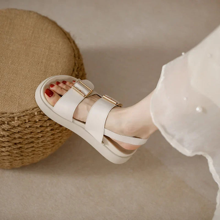 Duttini | Leather Platform Sandal