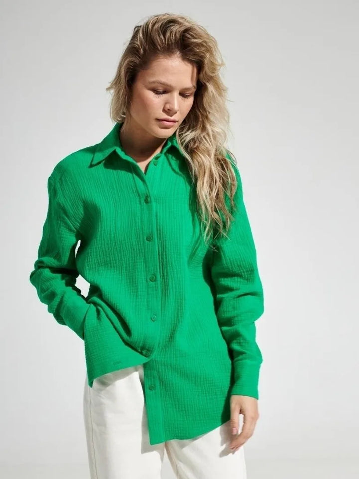 Duttini | Cotton Summer Shirt for Men in White
