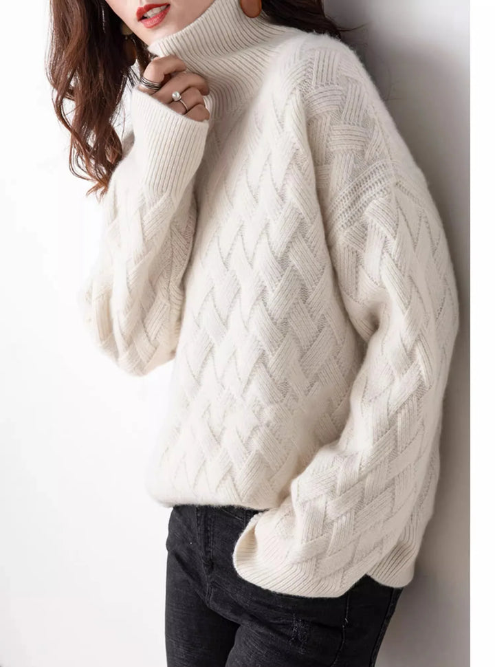Duttini | Cable Turtleneck Sweater