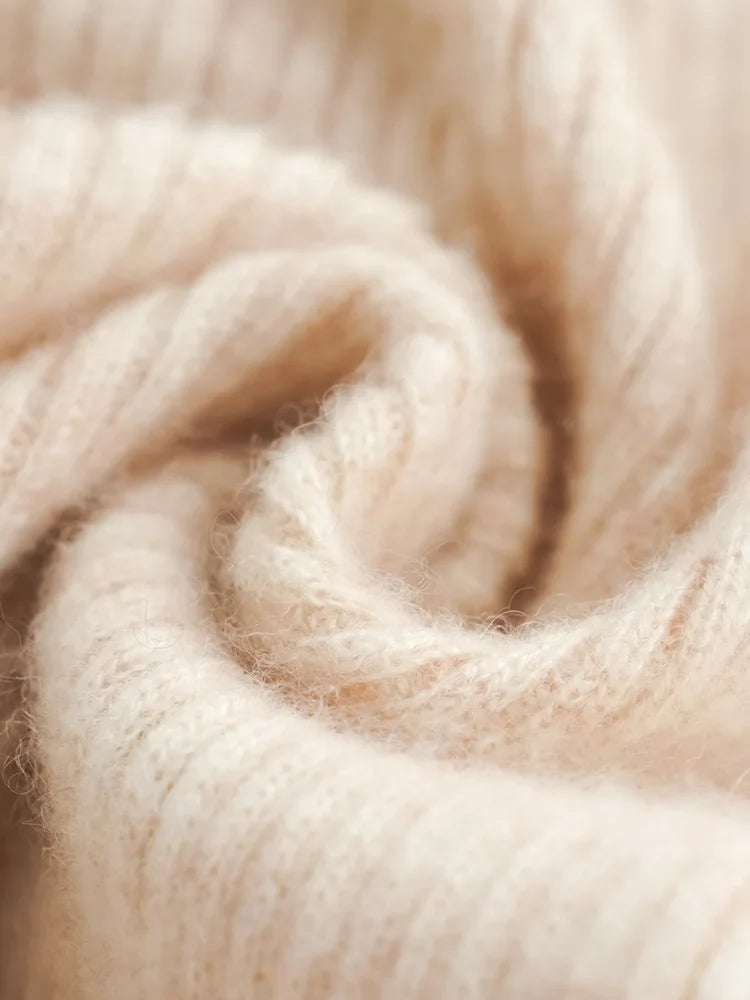 Duttini | Wool Knitted Wide Leg Pants
