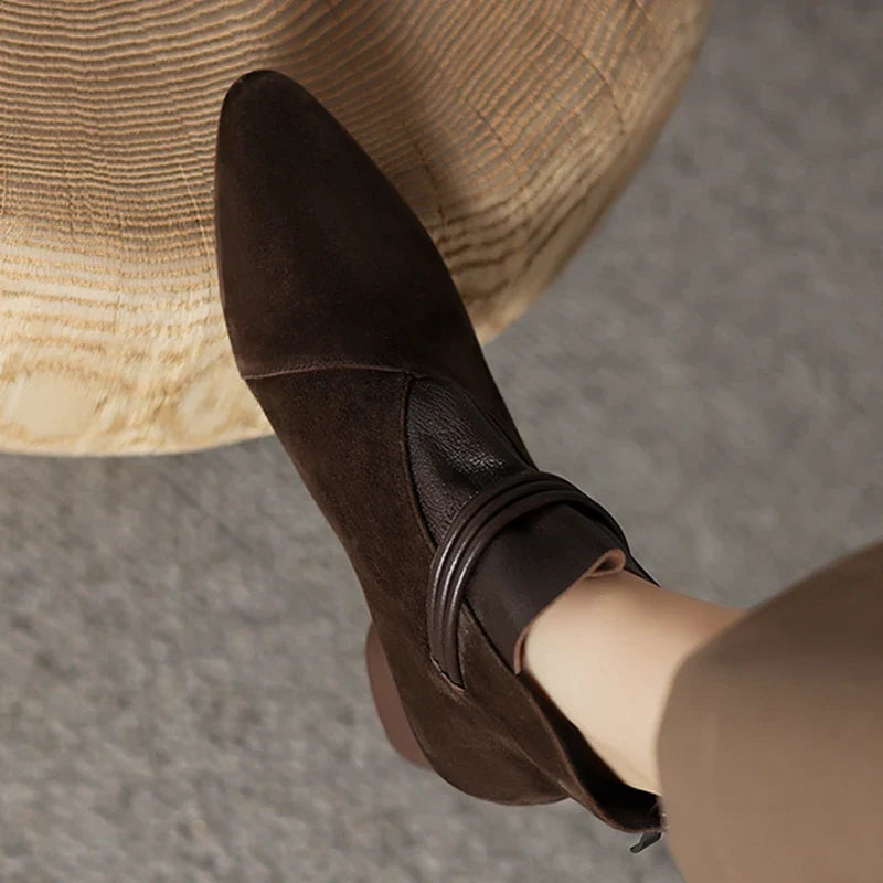 Duttini | Italian Crest Suede Boots