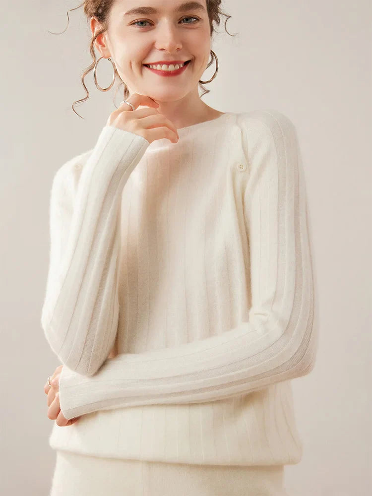 Duttini | Buttoned Cashmere Sweater