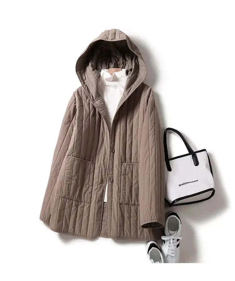 Duttini | Quilted Hooded Coat