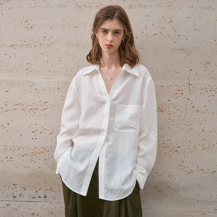 Duttini | Classic Linen Shirt for Men