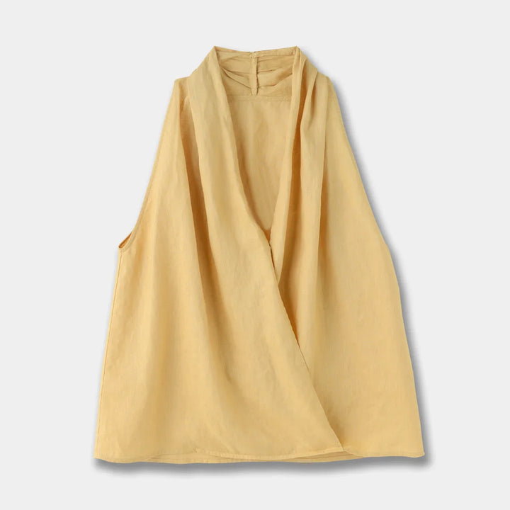 Duttini | Drape Linen Vest