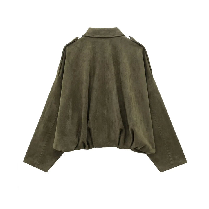 Duttini | Women's Suede Bomber