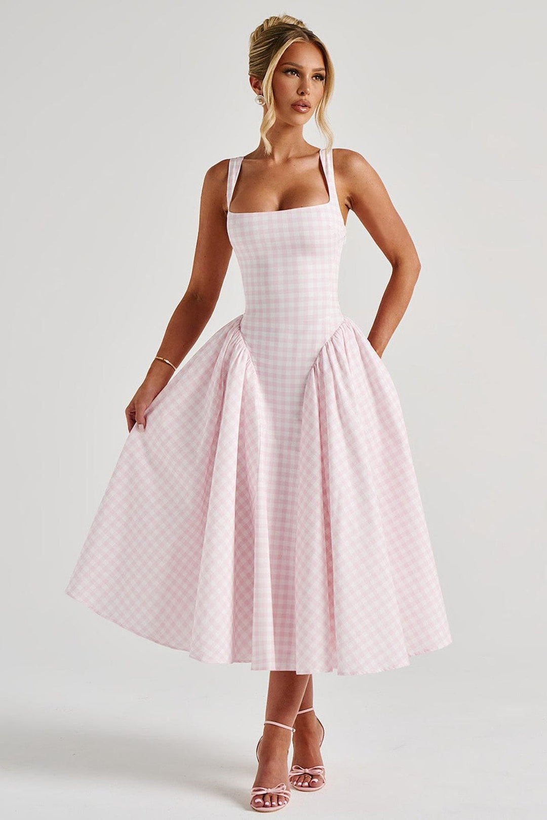 Duttini | Midi Dress in Blush