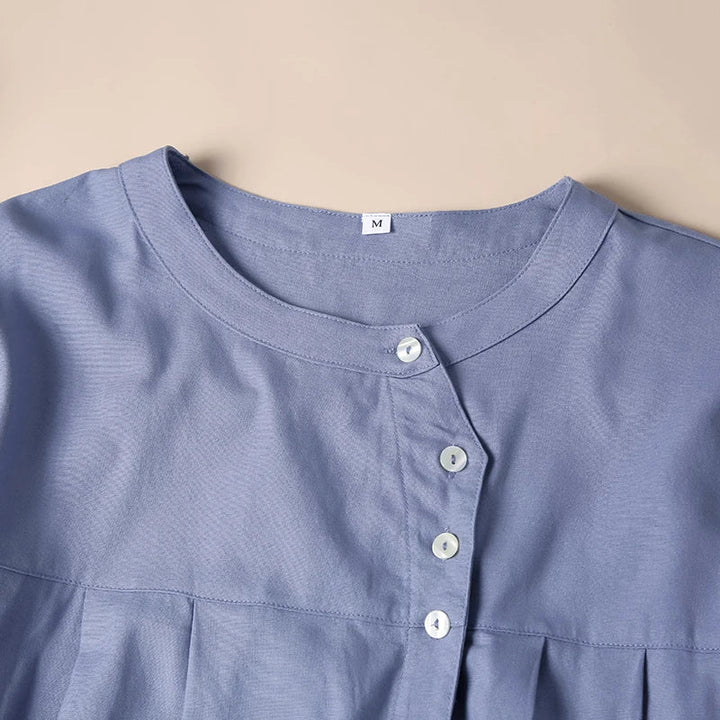 Duttini | Gathered Lantern Sleeve Blouse
