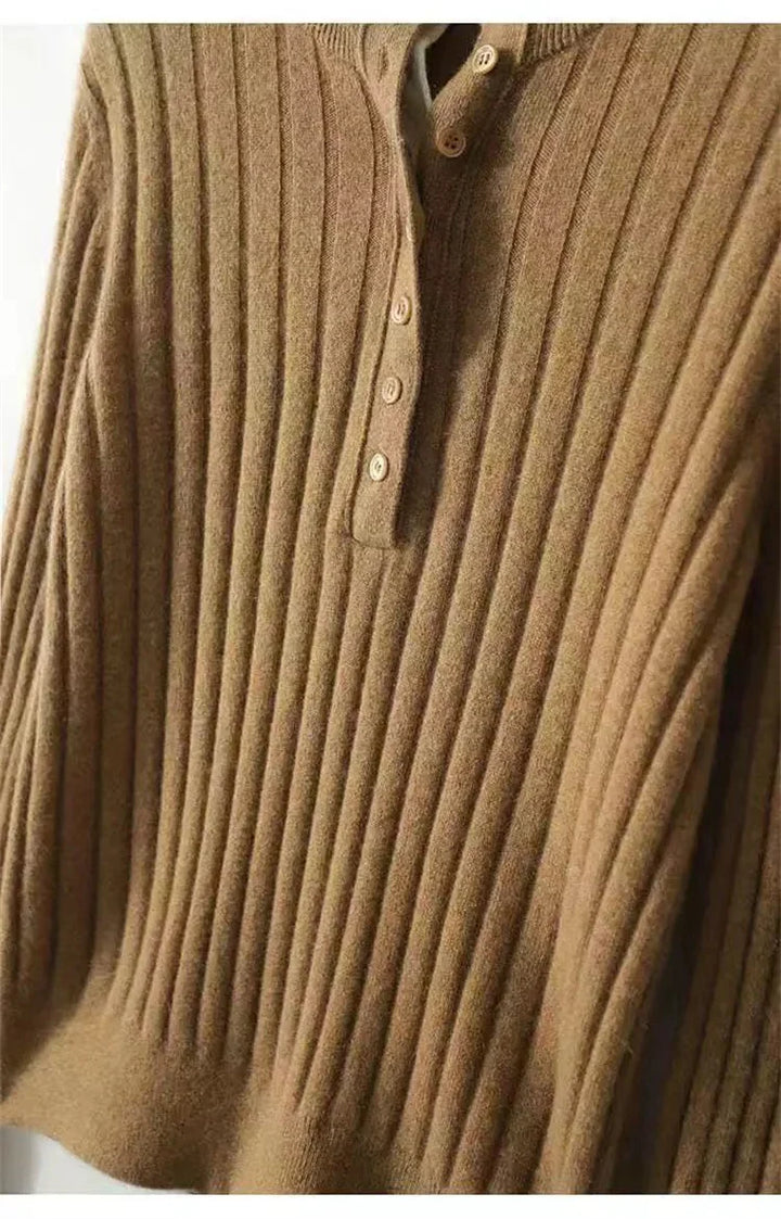 Duttini | Ribbed Wool Polo