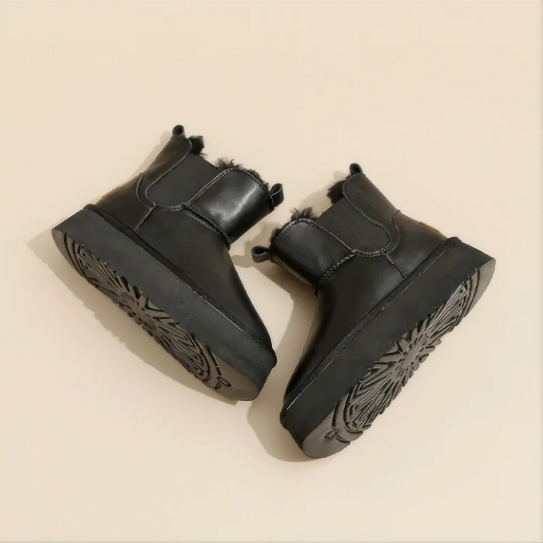 Duttini | Leather Fur Boots