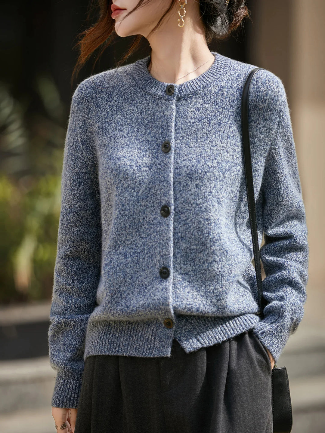 Duttini | Chunky-Knit Alpaca-Blend Cardigan