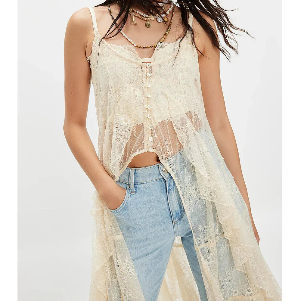 Duttini | Lace Maxi Cami for Women