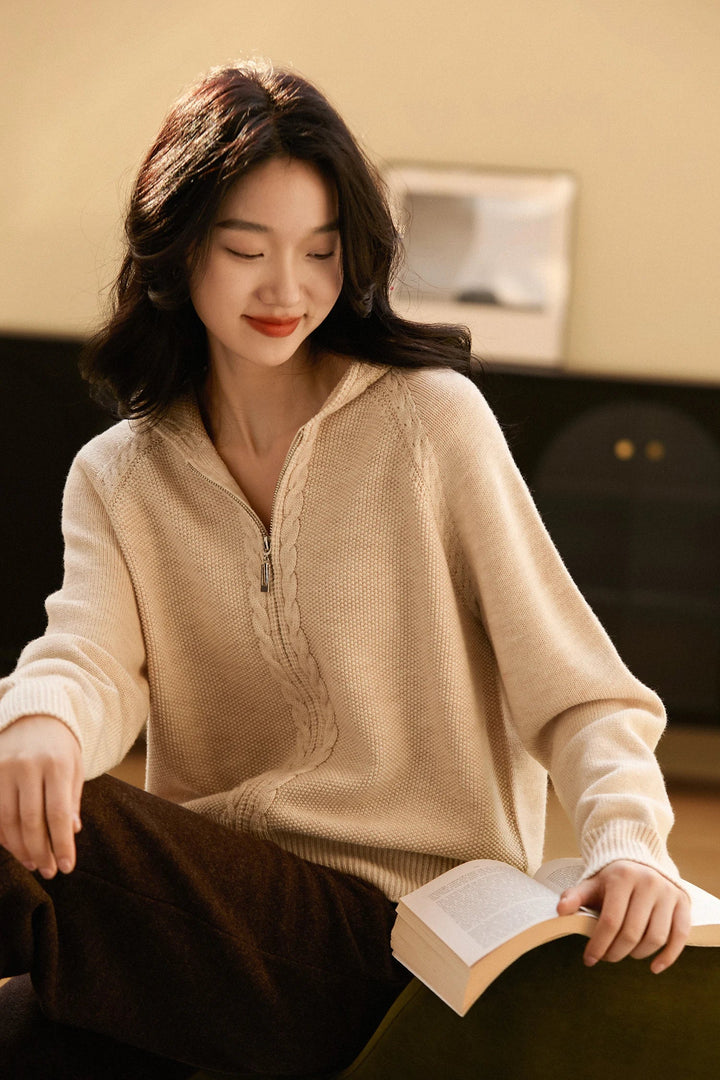Duttini | Cashmere Hooded Cardigan