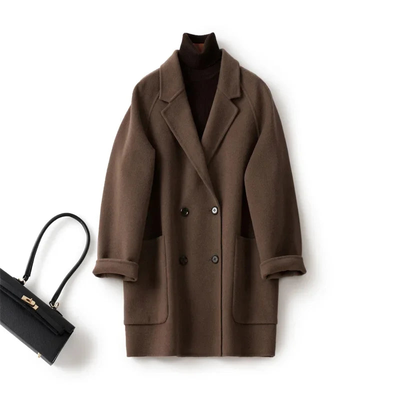 Duttini | Wool Herringbone Coat