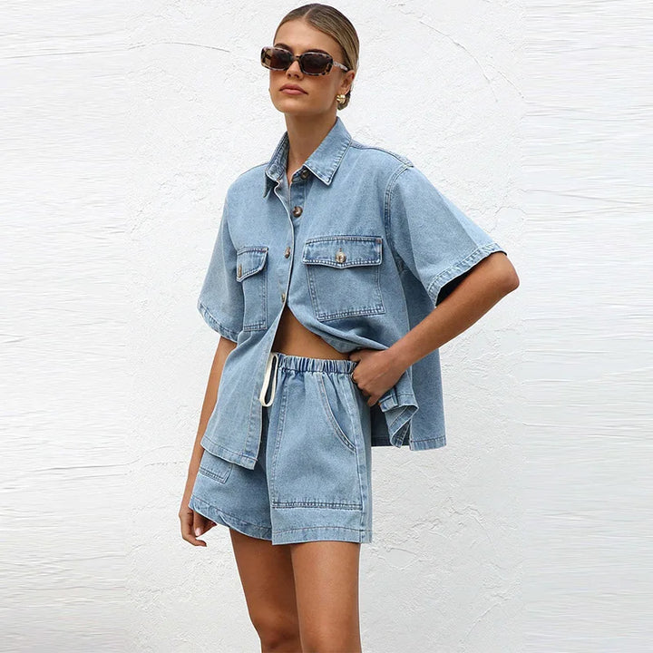 Duttini | Denim 2-Piece Set