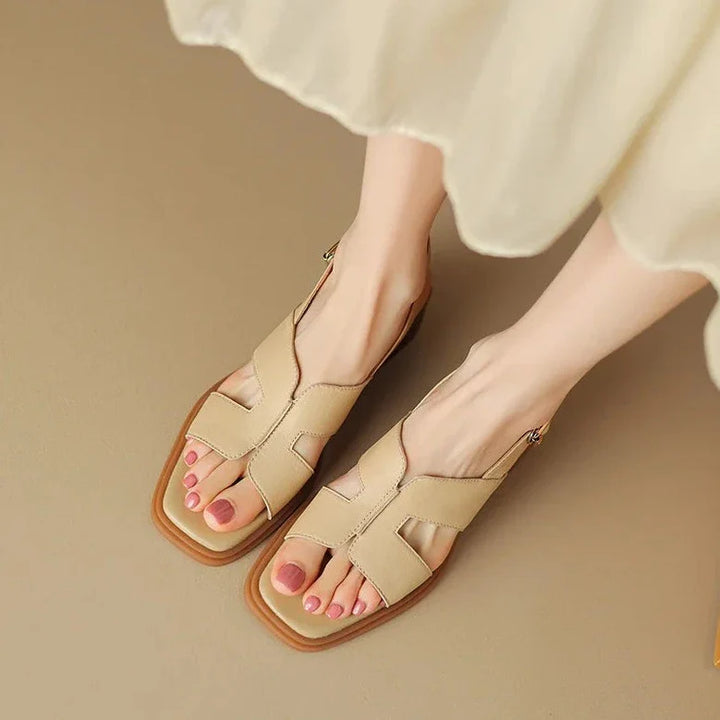 Duttini | Leather Heeled Sandals