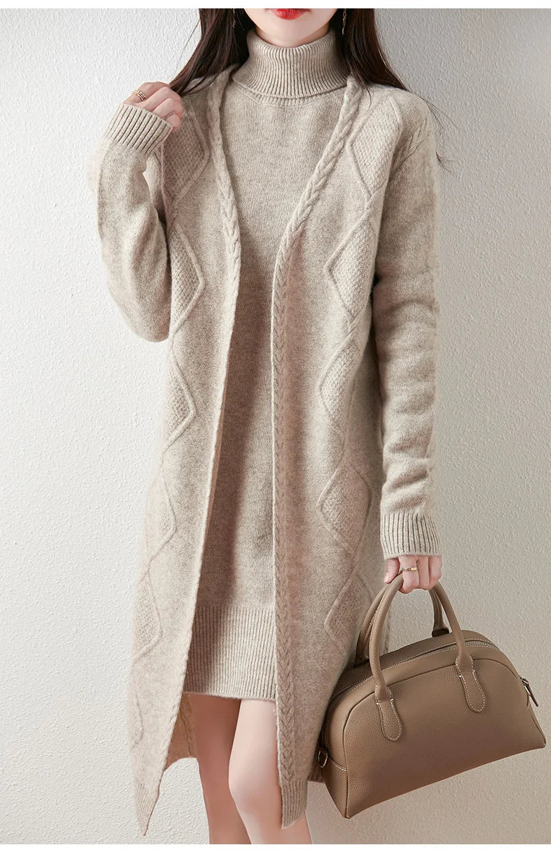 Duttini | Cable-Knit Cardigan