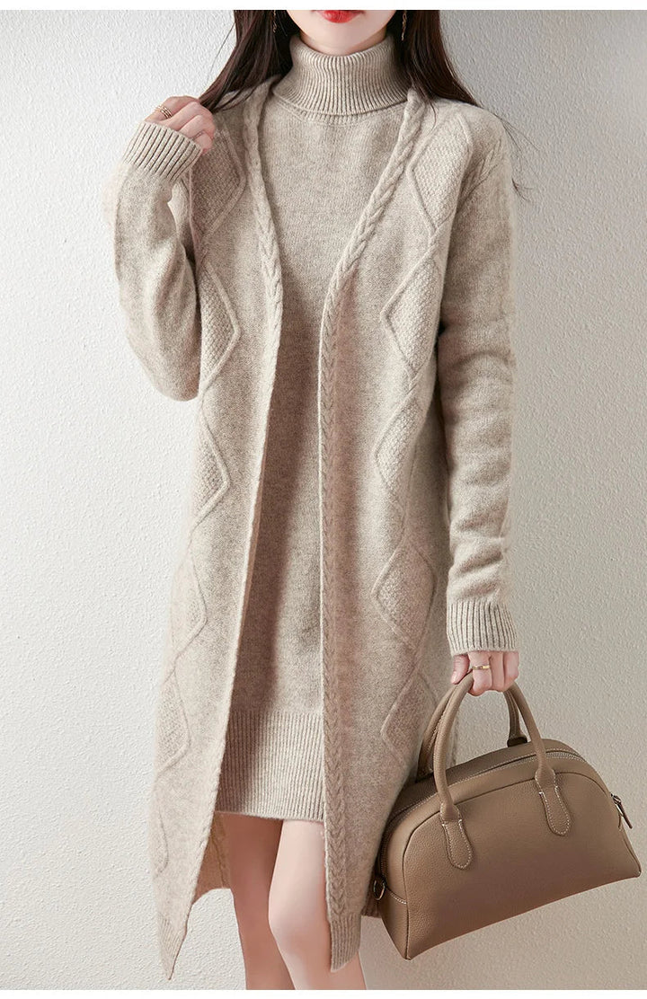 Duttini | Cable-Knit Cardigan