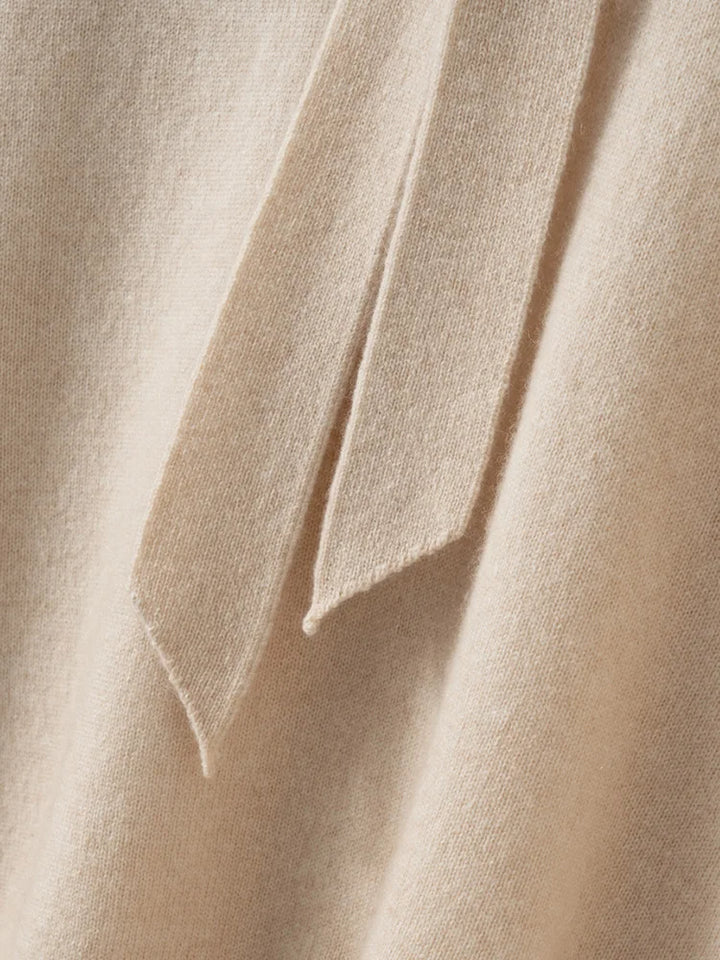 Duttini | Cashmere Pullover with Scarf Collar