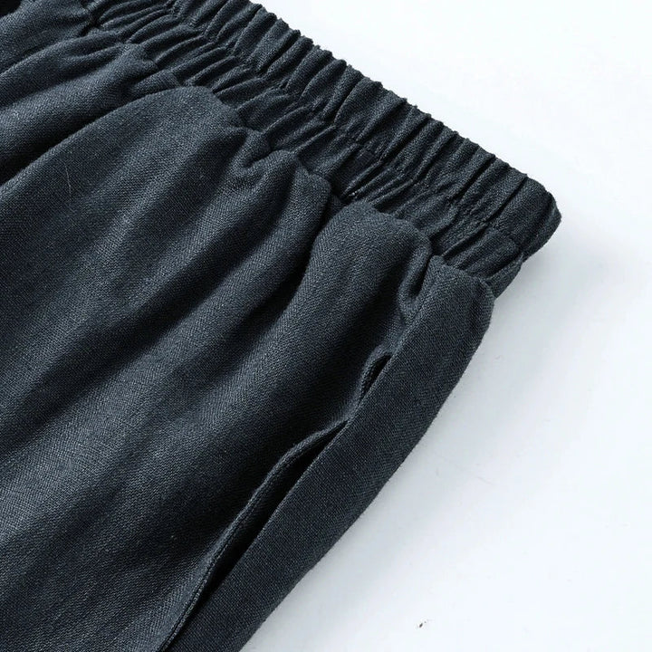 Duttini | Wide Leg Linen Pant for Women in Natural