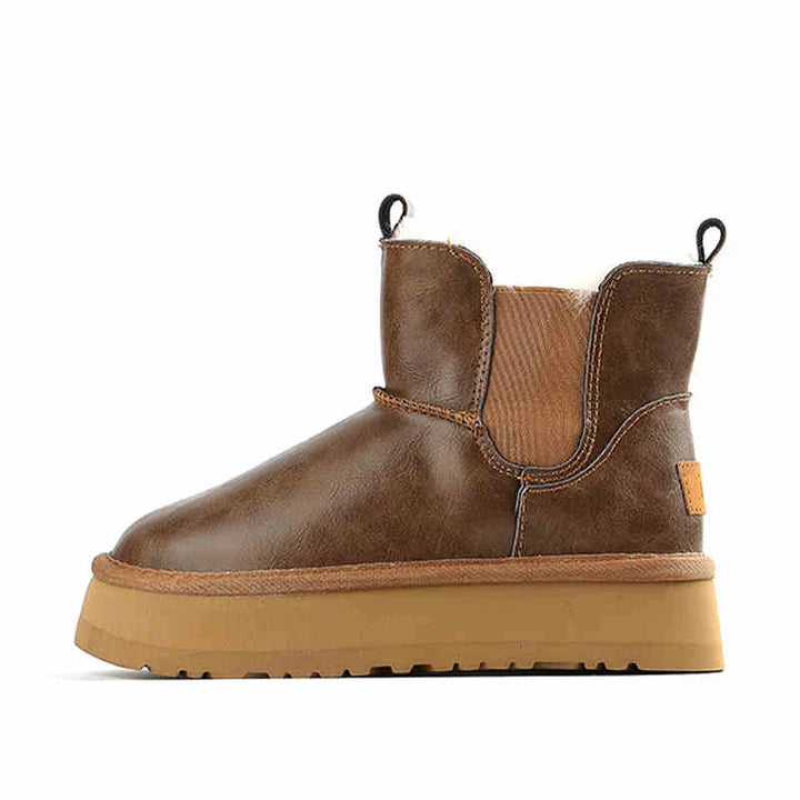 Duttini | Leather Fur Boots