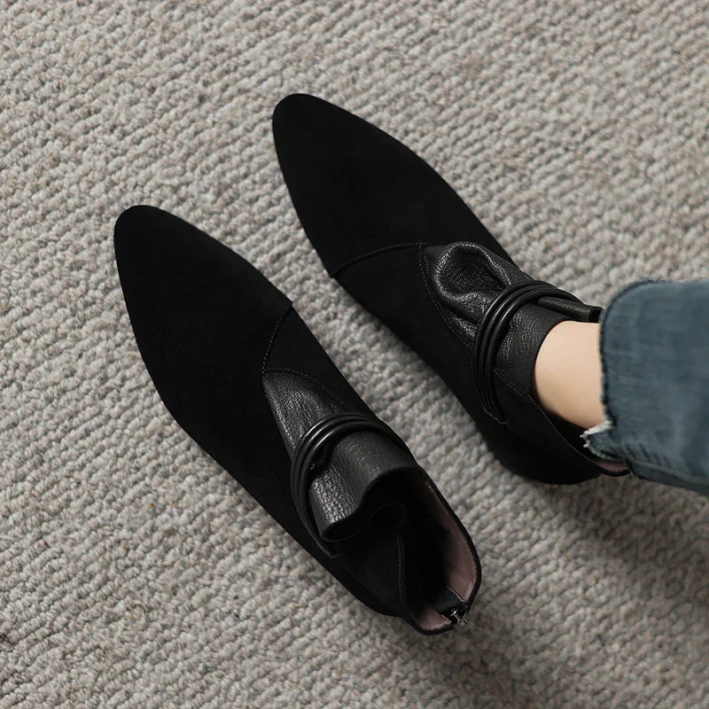 Duttini | Italian Crest Suede Boots