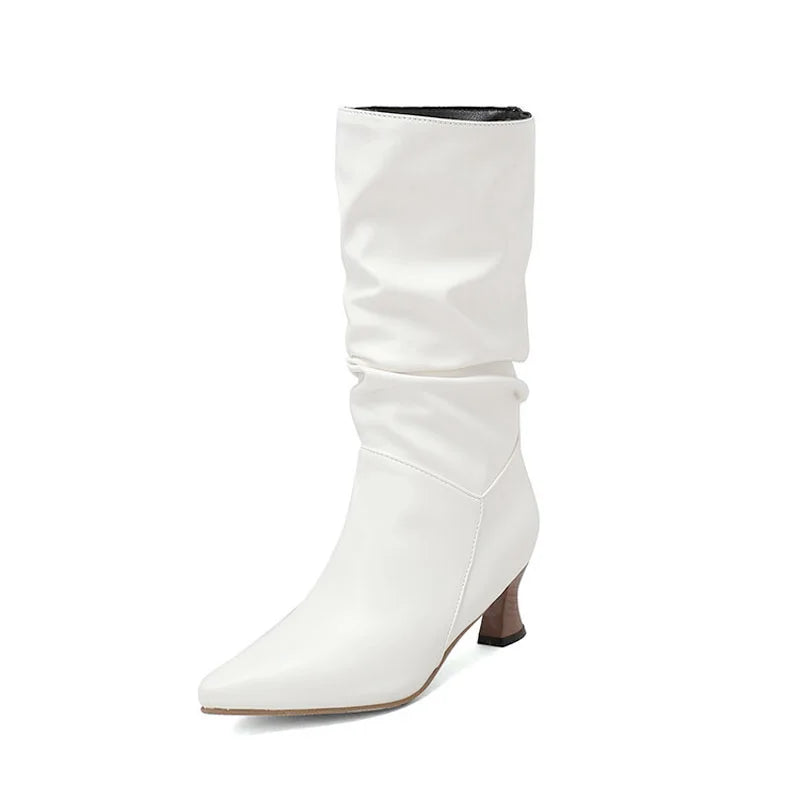 Duttini | Mid-Calf Heel Boots
