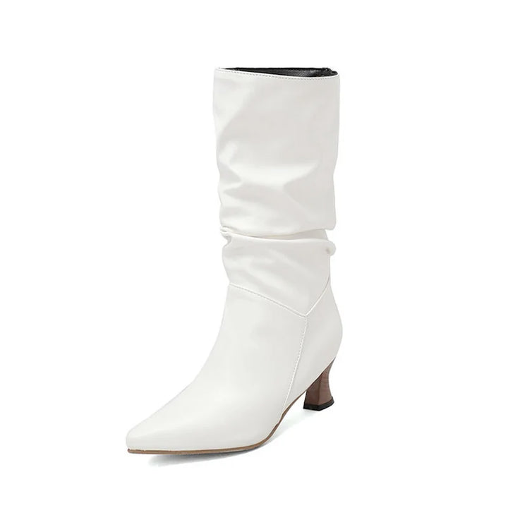 Duttini | Mid-Calf Heel Boots