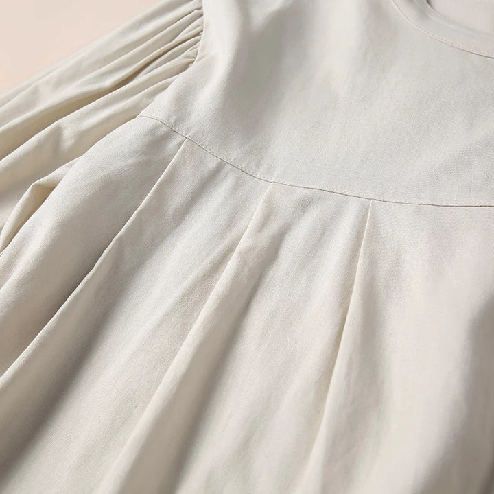 Duttini | Gathered Lantern Sleeve Blouse