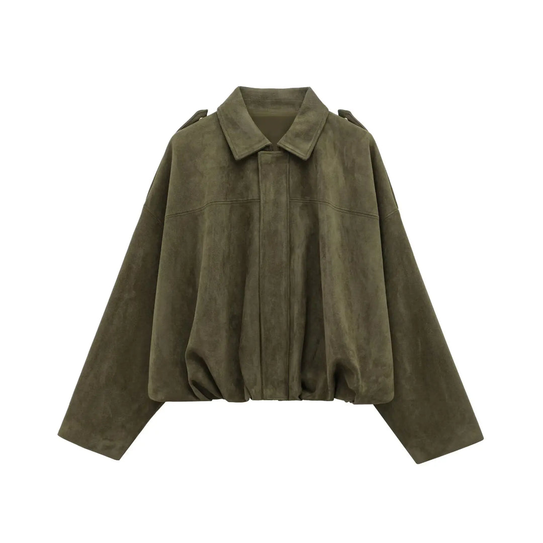 Duttini | Women's Suede Bomber